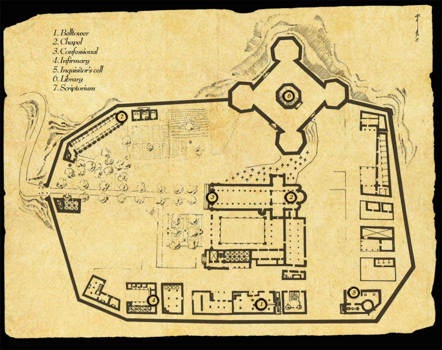 Map of the Abbey
