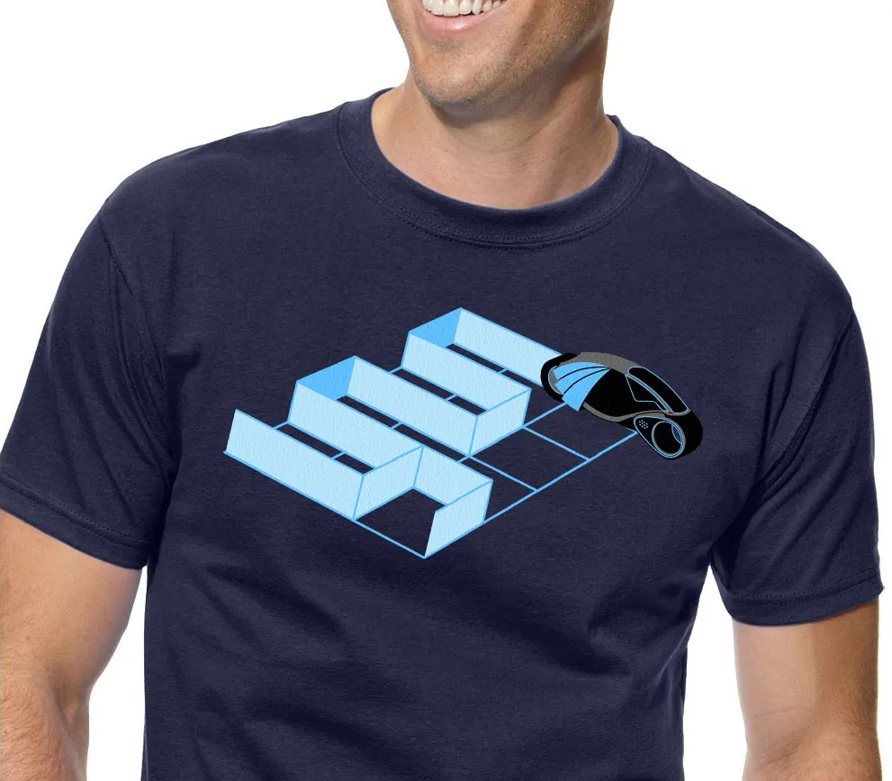 Yahoo! User Interface 'Tron' T-Shirt Design